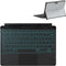 Keyboard Case for Surface Go (3/2/1) - Black, Magnetic Detachable, Rechargeable Bluetooth Keyboard with Trackpad, 7