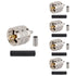 PL-259 UHF Male Plug Crimp Coax Connector Adapter for RG58 LMR195 3D-FB RG142 KSR195 RG400 Cable, Pack of 5