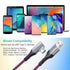 OKRAY 10ft USB C Cable 5-Pack, Right Angle Type C Charger for Samsung Galaxy S21/S20/S10, Pixel, Tab, Fast Charging.