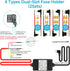 ssontong 3-Lead 12V-24V 5V 13ft Dash Cam Hardwire Kit, Acc Hardwire Kit for Dash Camera Type C Hard Wire Kit to USB-C
