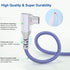 Pofesun USB C Cable Fast Charging 3-Pack 10ft Nylon Braided Right Angle USB A to USB C Charger for Samsung Galaxy