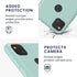 kwmobile Case Compatible with Google Pixel 4a - TPU Silicone Phone Cover with Soft Finish, Mint Matte