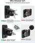 Borenbuir 1/4"- 20, 5mm 4mm q990D, 11 lbs Surround Sound Rear Speaker Wall Mount, Ceiling Mount Bracket for Universal