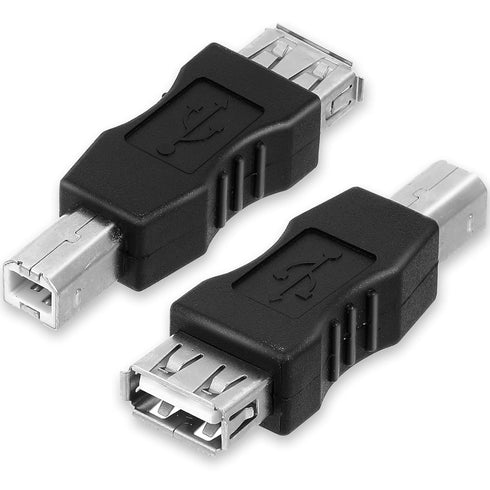 Xthrotsenk 2 Pcs 2.0 A Female to USB B Male Printer Converter -