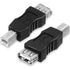 Xthrotsenk 2 Pcs 2.0 A Female to USB B Male Printer Converter -