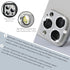 2 Pack Camera Lens Protector for iPhone 13 Pro/Max, Aluminum Alloy Metal & 9H Tempered Glass