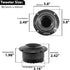 Warzone WZ35TW 3.8-Inch Super Tweeter Speaker, 4 Ohm, 850W Max Power, Aluminum Voice Coil for Pro Car Audio