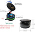 RIAYVIL Car Phone Holder Mount with Nano Gel Vacuum Magnetic Suction,Magsafe Car Holder, Phone Mount