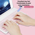 Bluetooth Keyboard and Mouse Combo - Ultra-Slim Portable Rechargeable Wireless Set for iPad/Mac OS, Android, Windows