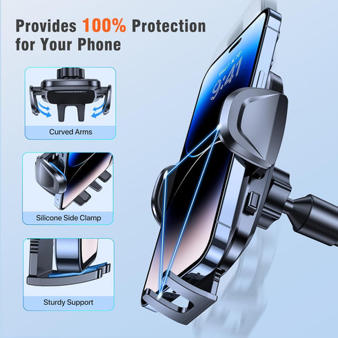Miracase Cup Holder Phone Mount for Car, Universal Phone Holders, Gooseneck Adjustable Car Cup Cell Phone Mount for All