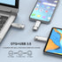 RAOYI 2 Pack 32GB 2 1 3.0 USB C Flash Drive, in USB Type C Dual OTG Metal Thumb Drive Jump Drive Memory Stick