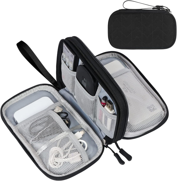 FYY Electronic Organizer Travel Cable Organizer Bag Pouch for Electronic Accessories, Portable Waterproof Storage Bag