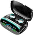 True Wireless Earbuds, 2024 Bluetooth 5.3 Headphones, Waterproof Touch Control, Built-in Mic, LED Power Display
