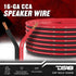DS18 SW-16GA-100RB 16-GA Ultra Flex Speaker Wire Red and Black 100 Ft for Audio Applications