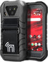 Nakedcellphone Black Tactical Armor Case for Kyocera DuraForce Ultra 5G UW (E7110) - Rugged, Anti-Shock, with Hand