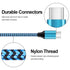 USB C Cable 3FT, 5Pack: Type C Fast Charging Cable Nylon Braided Android Phone Charger for iPhone 15, Samsung Galaxy S24