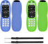 2 Packs Remote Silicone Cover for DirecTV, Anti Slip Shockproof Protective Cover with Lanyard (Glowing Blue/Green)