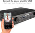 QIANRENON Car Bluetooth 5.0 Receiver, USB/AUX Dual Interface Wireless Receiver for Music Streaming and Hands-Free
