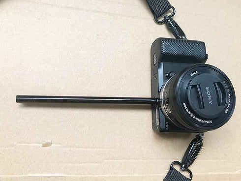 Metal Tripod Extender Tube Extension Rod with 1/4inch-20 Female & Male Threaded for Tripod Stabilizer for DSLR & SLR