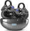 SHIJIAET Pearl Clip Ear Open Earbuds, Bluetooth 5.4 Headphones, IPX7 Waterproof Headsets, Clip