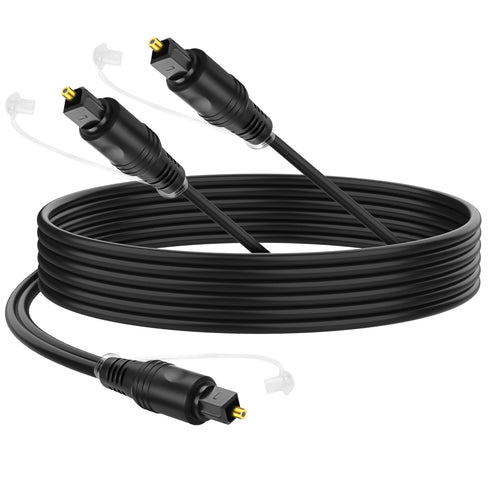 XMSJSIY 1 to 2 Toslink Digital Optical Splitter 1 Male in 2