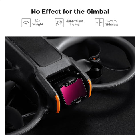 K&F Concept ND/PL Filter Set for DJI Avata 2, 4 Pack ND8/PL ND16/PL ND32/PL ND64/PL Drone Accessories