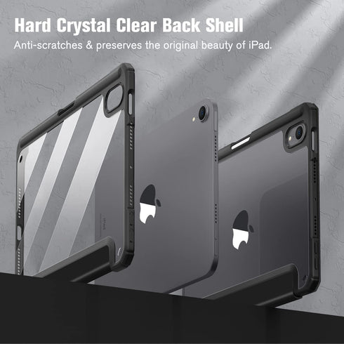 Fintie Hybrid Slim Case for iPad Mini 7 (A17 Pro, 7th Gen) / iPad Mini 6 (6th Gen), Shockproof Cover with Pencil Holder
