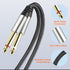 DTECH 3.5mm to 1/4 Adapter Audio Stereo Cable TRS, 3ft Y Splitter for Guitar AMP Aux Cord, Dual Quarter Inch TS 6.35mm