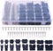 Glarks 1940Pcs 2.5mm Pitch 2/3/4/5/6/7/8/9 Pin Male and Female Plug Housing with JST-SM Connector Assortment Kit.
