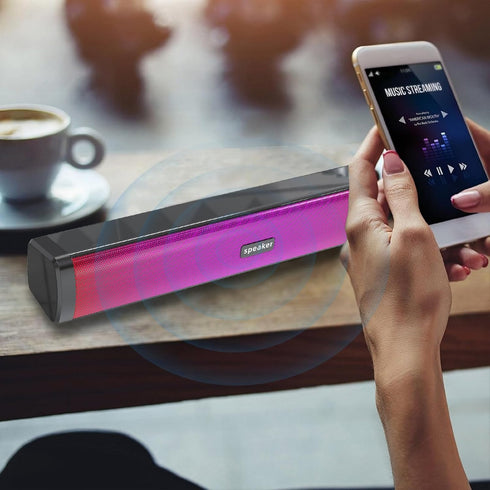 Touch Control Computer Speakers, Bluetooth Speakers for Computer Desktop PC, Colorful RGB Lighting, USB Powered Gaming