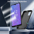 for Nokia C210 Case with Tempered Glass Screen Protector, Slim Full-Body Silicone Bumpers Anti-Scratch Shockproof