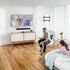 USX MOUNT 26-55 Inch 400x400mm 99lbs,and Fixed TV Wall Mount with Low Profile for Most LED, LCD and Flat Screen TVs, TV