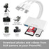 5-in-1 Memory Card Reader, USB OTG Adapter & SD Card Reader for i-Phone/i-Pad, USB C and USB A Devices with Micro SD & SD Card Slots, Supports SD/Micro SD/SDHC/SDXC/MMC by JOOPSHEE