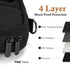 bagasin 17 17.3 inch Laptop Computer PC Shoulder Bag Carrying Case, Water-Repellent Fabric Briefcase, Lightweight