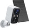 FOAOOD Solar Panel Security Cameras Wireless Outdoor - Battery Powered Cameras for Home