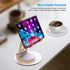 YXLILI 360 iPhone14/13/12/11 iPad(4-12.9 inch) Foldable Phone Stand Adjustable Angle Height Cell Phone Holder for Desk