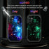 Miqala Galaxy A15 5G Case, Blue Glow in The Dark Heavy Duty Shockproof Full Body Protection