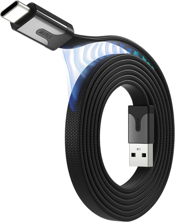 Statik MagStack Slim - USB to USB C Cable, Magnetic Anti Tangle