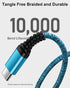 Android Auto Approved USB C to USB C Cable, 6FT Fast Charging Extension Cable for iPhone 15, Samsung Galaxy S24/S23/S22