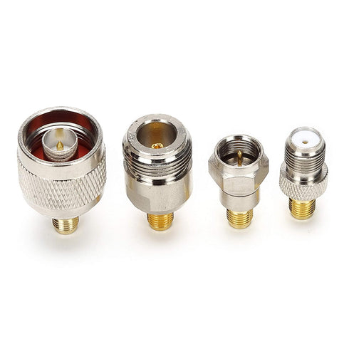 SMA Connector Kit, Adapter Standard SMA/BNC/UHF/N/F Male to Female Cable Connector Pack of 16