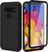 Annymall LG V40 Case, ThinQ Case with Built-in Screen Protector, Rugged Heavy Duty Cover