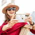 LeYi Galaxy A15 5G Case: Cute Luxury Soft TPU, Tempered Glass Protector & Full Camera Lens Protection, White.