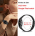 MioHHR Compatible for Google Pixel Watch 3 41mm / Pixel Watch 2, Stainless Steel Case with Wristband Strap, Black