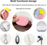 Silicone Headphone Organizer - Data Cable Storage Case - Mini Key Box - Portable Wired Headset Storage Bag (3PCS)