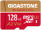 Gigastone 5-Years Data Recovery 128GB Micro SD Card, 4K Video Recording for GoPro,