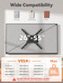 EZISE 26-55 Inch 400x400mm 86lbs Full-Motion TV Wall Mount for Most TVs, Articulating TV Mount with Swivel & Tilt