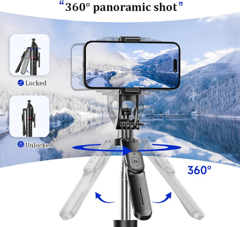 Huiteng XR 67" 360 240 2kg 10m 300mm-1708mm Gimbal Stabilizer - Master Every Move, Anti-Shake Panoramic & Tilt