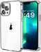 JJGoo Clear Case Compatible with iPhone 13 Pro, Transparent Shockproof Phone Case, Slim Anti-Scratch Hard PC Back Cover