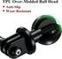 BRCOVAN Aluminum Alloy Tripod Mount Adapter with 1/4"-20 Thread & 1'' TPU Ball Joint, Compatible with RAM Mounts