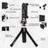CAMEDAFLX Mount,360Adjustable Aluminum Tripod Stand Mount Universal Smartphone Adapter with Cold Shoe Cellphone Clamp